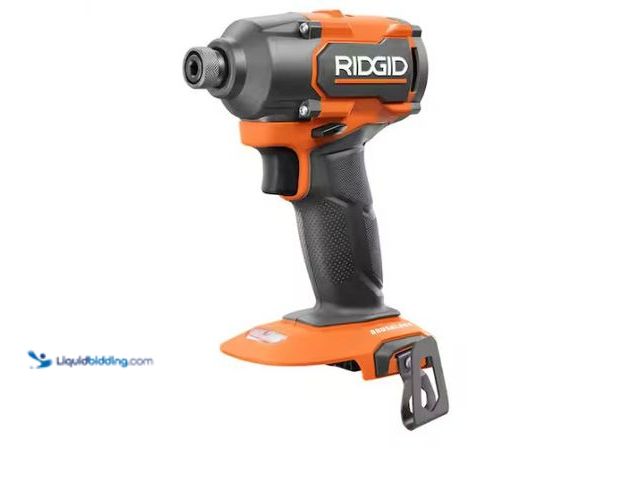 Lot 49-5574019 - RIDGID
18V Brushless Cordless 3-Speed 1/4 in. Impact Driver (Tool Only). Model # R862311B. Unused a...