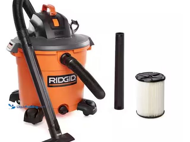 Lot 49-5460702 - RIDGID
16 Gal. 5.0 Peak HP NXT Shop Vacuum Wet Dry Vac with General Debris Filter, Locking Hose and...