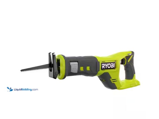 Lot 49-5543432 - RYOBI
ONE+ 18V Cordless Reciprocating Saw (Tool Only). Model # PCL515B.Unused. Powers on.
