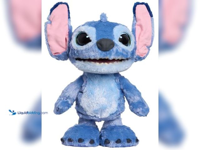 Lot 49-5436109 - Just Play Disney Stitch Ultimate Interactive 17" Plush Toy, 100+ Sounds & Reactions, Inspired by Dis...