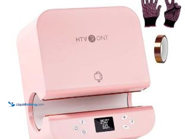 Lot 49-5427810 - HTVRONT Auto Tumbler Heat Press Machine - Mug Heat Press Heat Up Fast & Even, Professional Tumbler P...