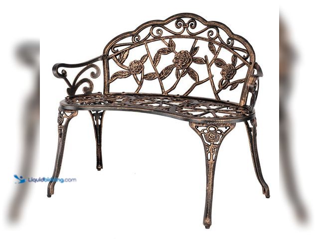 Lot 49-5408356 - Karl home
Leisure 38.5 in. Cast Aluminum Outdoor Bench. Item is Unused