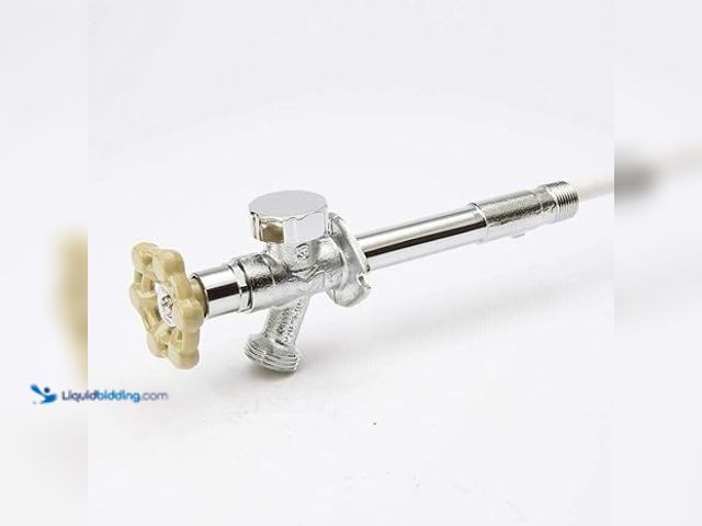 Lot 49-5415077 - EVERBILT 1/2 in. x 8 in. Brass MPT x MHT Anti-Siphon Sillcock Steel 104-515EB. Model # 104-515EB. Un...