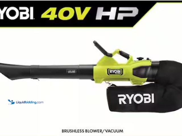 Lot 49-1569241 - RYOBI 40V HP Brushless 100 MPH 600 CFM Cordless Leaf Blower/Mulcher/Vacuum, Model # RY404150, Parts ...