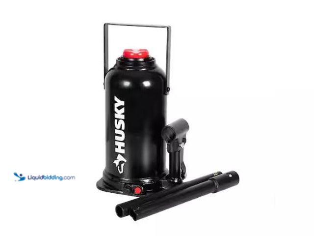 Lot 49-1627000 - Husky 20-Ton Welded Bottle Jack Model # HPL20BW-ZDT-TH, Used, Scuffs and Scratches.  REF#PA0710