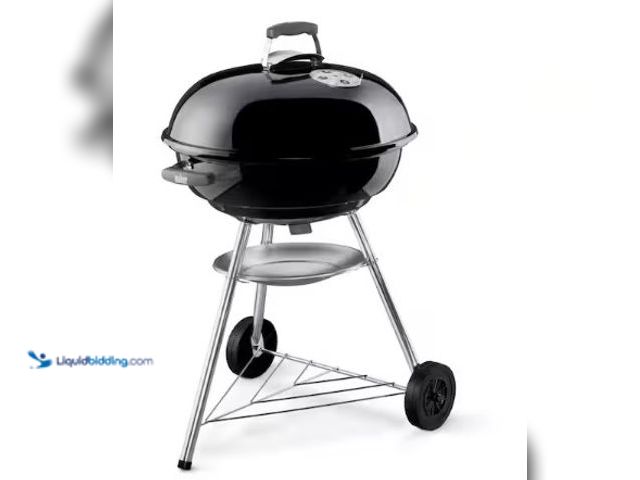 Lot 49-3631447 - Weber Jumbo Joe Premium 22 in. Charcoal Grill in Black with Steel Cooking Grate, Model # 1321001, Sl...