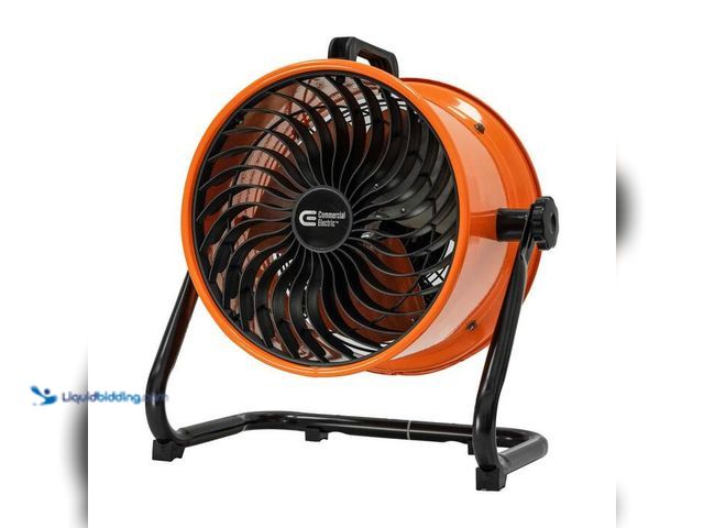 Lot 49-2004236 - Commercial Electric 10 in. 3-Speed High Velocity Turbo Fan, Model # SFD-250B, used, powers on, no sp...