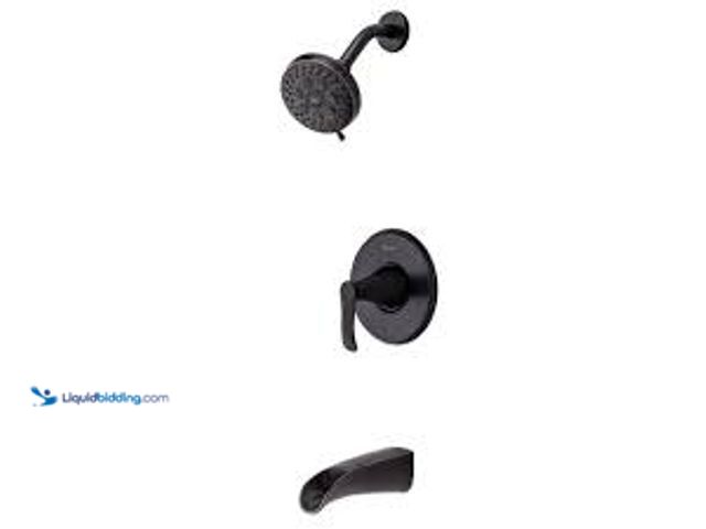Lot 49-5415489 - Pfister Jaida Single-Handle 4-Spray Tub and Shower Faucet with Restore Technology in Tuscan Bronze (...
