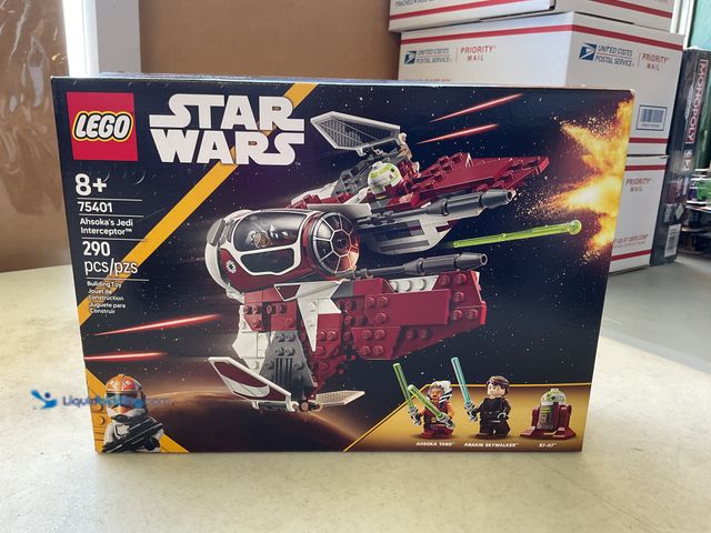 Lot 49-1977805 - Other NEW FACTORY SEALED LEGO STAR WARS AHSOKA’S JEDI INTERCEPTOR #75401 290PCS #COINS0723