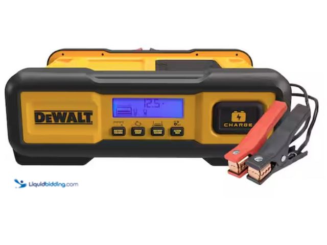 Lot 49-2005881 - DEWALT 100-Amp Car Battery Charger/ Car Battery Maintainer, Model # DXAEC100, Unused, Powers on.   R...