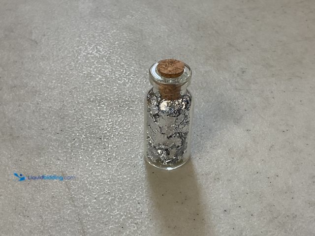 LiquidBidding - Lot 49-1971232 - RARE ONE INCH GLASS VILE OF PURE ...