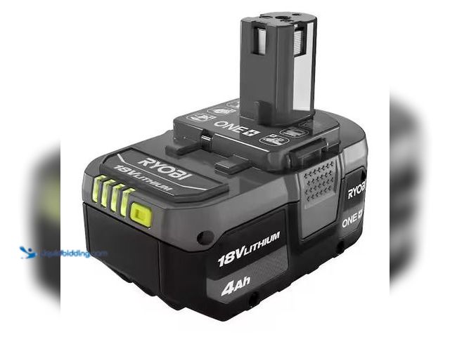 Lot 49-3539746 - RYOBI
ONE+ 18V 4.0 Ah Lithium-Ion Battery Internet # 315039438
Model # PBP005
Store SKU # 1005866...