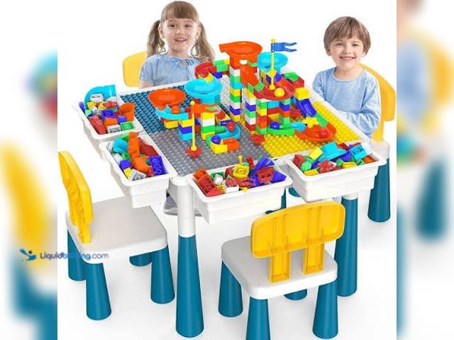 Lot 49-5545380 - Building Blocks Multifunctional Study Table Model:1081, Unused