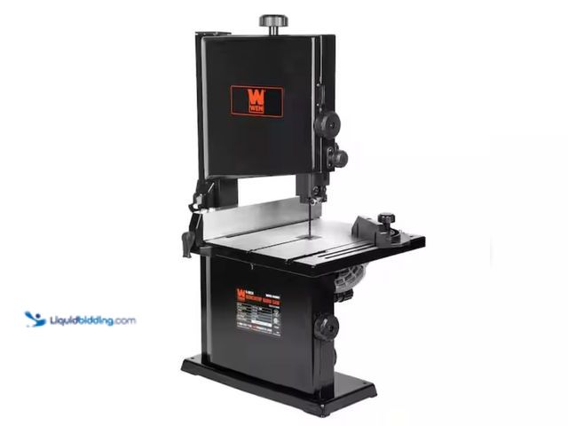 Lot 49-2001228 - WEN 2.8 Amp 9 in. Benchtop Band Saw, Model # BA3959, Unused, Has attachments, Factory packed.  Ref#W...