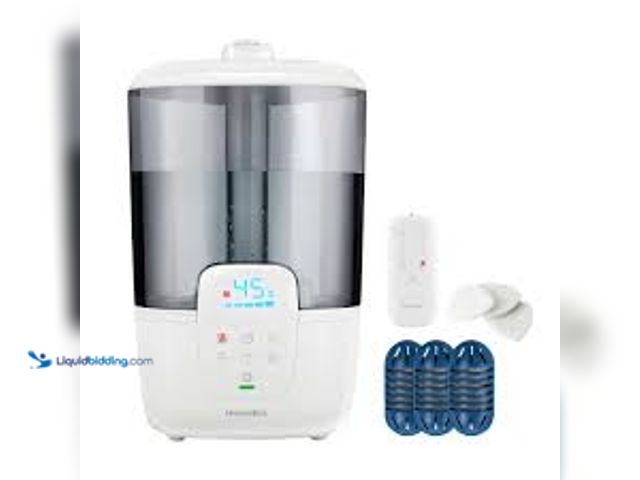 Lot 49-3563493 - Homedics Warm/Cool Mist Ultrasonic 2G Humidifier W/UV-C Technology & Remote. Unused