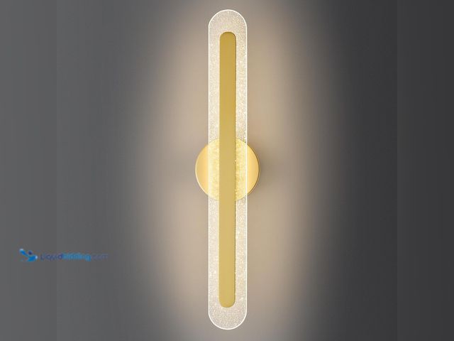 Lot 49-5406639 - Gold Wall Scones 22.8Inch Hardwired LED Wall Lamps with Remote Control Dimmable Indoor Wall Lighting...