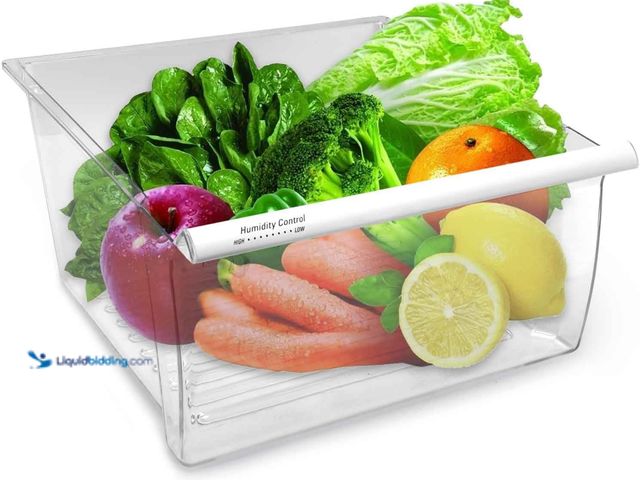 Lot 49-5437496 - 2188656 Crisper Bin, compatible with Whirlpool Refrigerator,Fridge Drawers,Kenmore Refrigerator Part...