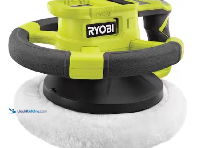 Lot 49-3615700 - RYOBI ONE+ 18V Cordless 10 in. Variable Speed Random Orbit Buffer (Tool Only), Model # PCL465B, Slig...