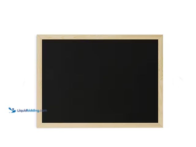 Lot 49-1556601 - U Brands Chalkboard, Oak Finish Frame, 23" x 17" Model # 310U00-01, Unused   Ref#BLUEAMA1203