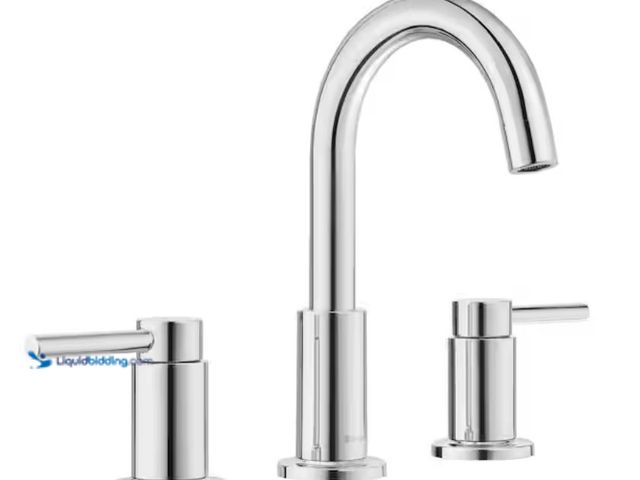 Lot 49-2001464 - Glacier Bay Dorind 8 in. Widespread Double-Handle High-Arc Bathroom Faucet in Polished Chrome, Model...