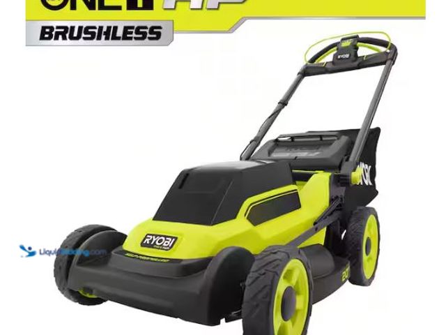 Lot 49-1627542 - RYOBI ONE+ HP 18V Brushless 20 in. Cordless Battery Walk Behind Self-Propelled Lawn Mower (Tool Only...