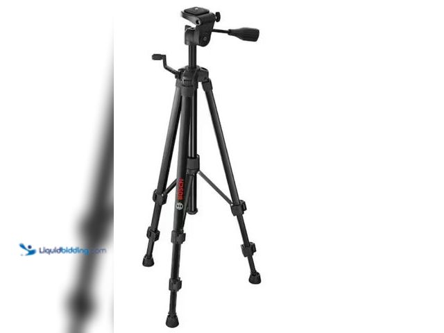 Lot 49-2026161 - Bosch Compact Tripod with Extendable Height for Use with Line Lasers, Point Lasers, and Laser Distan...