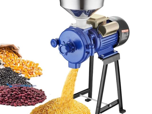 Lot 49-5580810 - VEVOR Electric Grain Mill Grinder, 3000W Spice Grinders, Commercial Corn Mill with Funnel, Thickness...