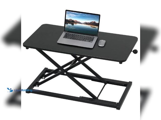 Lot 49-5436632 - Height Adjustable Standing Desk Converter,Computer Keyboard Stand for Desktop,Keyboard Riser for Sta...