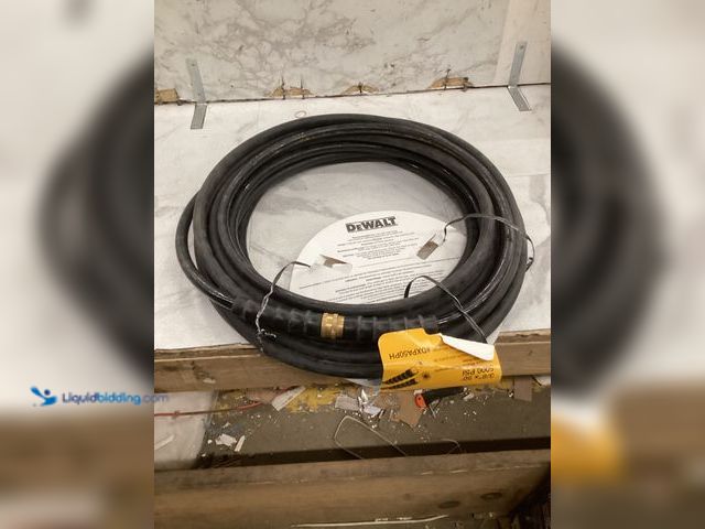 Lot 49-5475752 - DEWALT 3/8 in. x 50 ft Replacement/Extension Hose for Cold Water 5000 PSI Pressure Washers. Model # ...