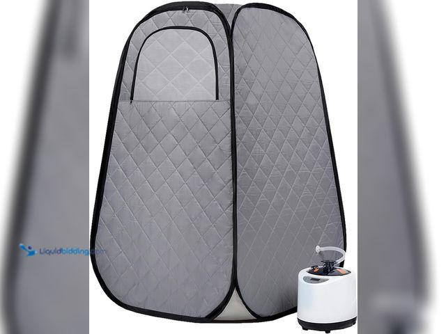 Lot 49-5453025 - Foldable Portable Steam Sauna, Personal Sauna Tent for Home SPA. [Model: B0D8BJ9RF8] Used