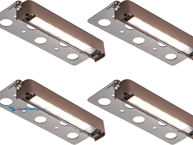 Lot 49-5485909 - LED Landscape Step Lights, 12V Low Voltage Outdoor Deck Lights, 4.5W Adjustable 2700K 3000K 4000K 50...