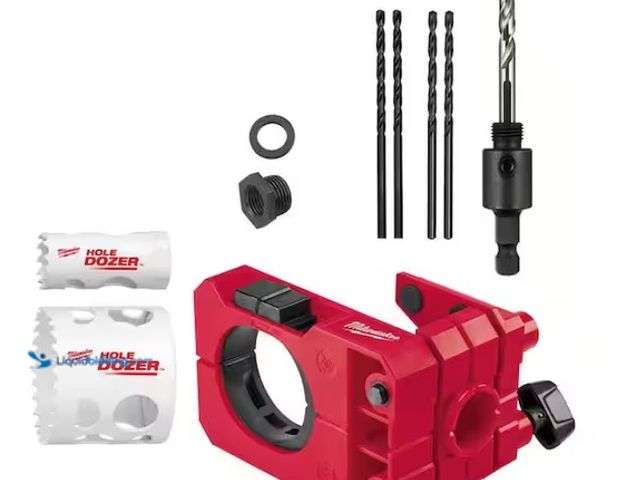 Lot 49-1567865 - Milwaukee Door Lock Installation Bi-Metal Hole Saw Set, Model # 49-22-4073, Slightly used, Missing a...