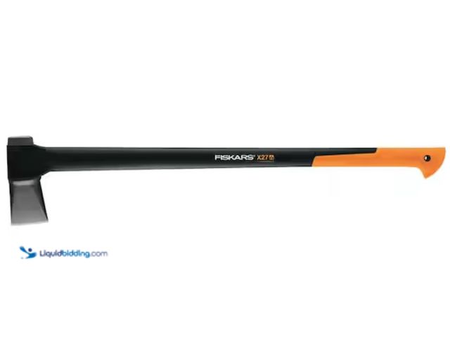 Lot 49-2005955 - Fiskars X27 6.3 lb. Super Splitting Axe with 36 in. Shock-absorbing Handle, Model # 1050258, Unused,...