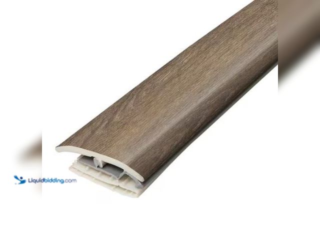 Lot 49-1549330 - PERFORMANCE ACCESSORIES Toffee 0.31 in. T x 2 in. W x 78.7 in. L Vinyl 4-in-1 Molding, Model # V4IN1...