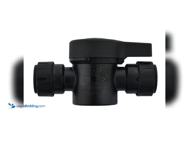Lot 49-5408016 - Lot of 2. SharkBite ProLock 3/4 in. Push-to-Connect Plastic Shut Off Valve. [Model # PLBV22A] Unused