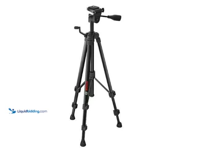 Lot 49-2025233 - Bosch Compact Tripod with Extendable Height for Use with Line Lasers, Point Lasers, and Laser Distan...