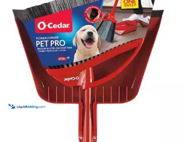 Lot 49-1517370 - O-Cedar
PowerCorner Pet Pro Broom with Step-On Dust Pan Lot of  4 unused  Model # 168020  Ref#HD072...