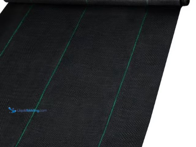 Lot 49-3618589 - VEVOR Weed Barrier Fabric 6ft. x 300ft. Heavy Duty 2.4 oz. Woven Weed Control Fabric Geotextile Fabr...
