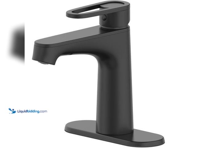 Lot 49-5476385 - Glacier Bay
Kendrick Single Hole Single-Handle Bathroom Faucet in Matte Black. Item is Unused