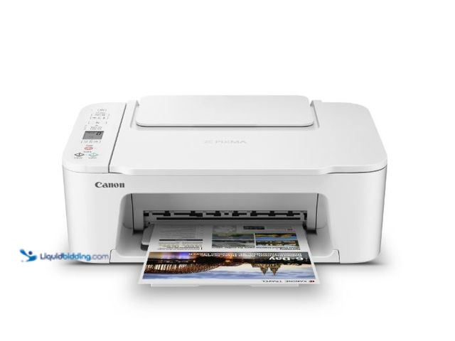 Lot 49-5551800 - Canon PIXMA TS3722 Wireless All-In-One Inkjet Printer for Home Office, Used, Powers on