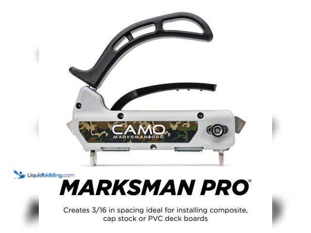 Lot 49-2024104 - CAMO Marksman Pro - Hidden Deck Fastener Installation Tool - 3/16 in. Spacing for Cedar and Composit...