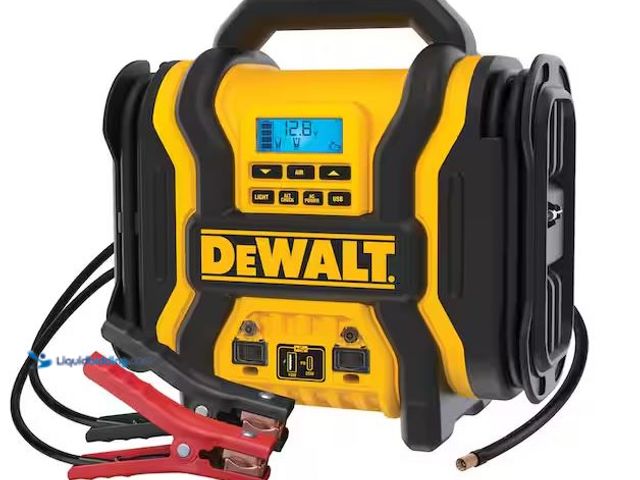 Lot 49-5460676 - DEWALT
Portable Power 2000 Peak Amp Jump Starter w/Digital Compressor Internet # 327899803
Model #...