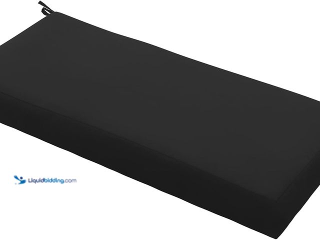 Lot 49-5413512 - Outdoor Bench Cushion Waterproof 45"x18" – Fade-Resistant Patio Furniture Cushion with Ties for Porc...