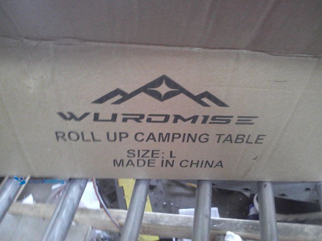Lot 49-1518549 - Lightweight Aluminum Folding Camping Table (47” x 21.65” x 26.7”), Portable Roll-Up Design for Outdo...