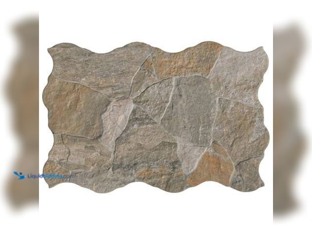 Lot 49-5541518 - QTY 6 casess- MSI Neptune Gold Matte Porcelain Flagstone Look Floor and Wall Tile. Model # NHDNEPGOL...
