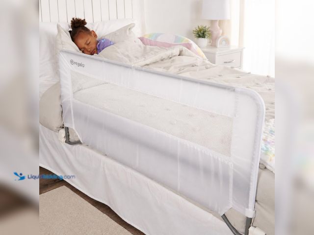 Lot 49-3566751 - qty 2 - Regalo Swing Down Toddler Bed Rail Guard, NO Tools Required, Bed Rail for Toddlers with Pate...
