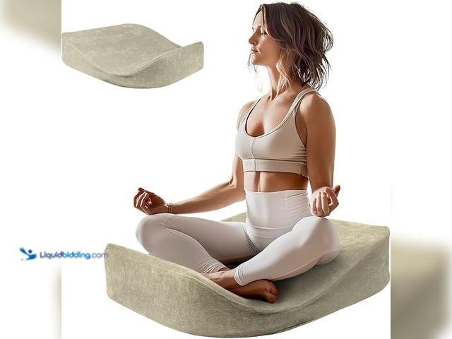 Lot 49-3480482 - Lisenwood Meditation Cushion - Floor Pillow, Enlarge High Density Extremely Firm, Large Big Foam Flo...