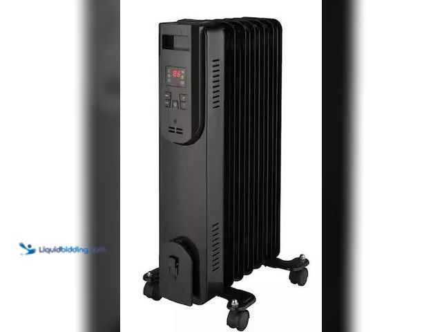 Lot 49-5486550 - Konwin
1500-Watt Black Indoor Electric Oil-Filled Radiator Convection Radiant Space Heater with Rem...