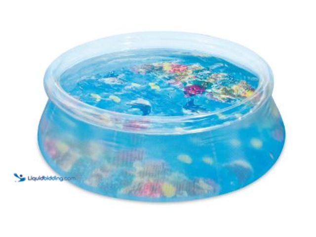 Lot 49-5545811 - Bluescape Clear Inflatable Pool, Used