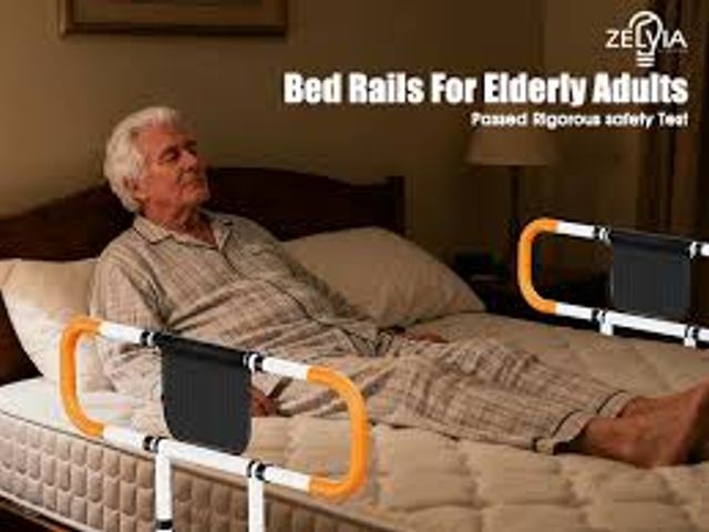 Lot 49-5543105 - Elderly Bedside Fence. Model #w-g.White. Unused